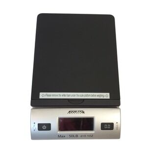 Accuteck W-8250-50BS All-In-One Series Precision Digital Postal Scale 50lb Black